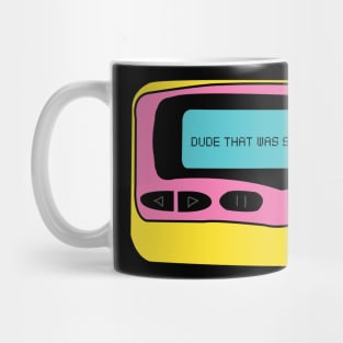 90s Nostalgia Pager Beeper Mug